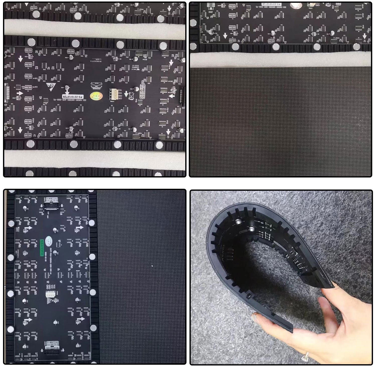 Dance Floor P3.91 P2 Outdoor Round Soft Led Board Display Panel Price 32 Inch Outdoor Advertising Led Tv Indoor Display Screen