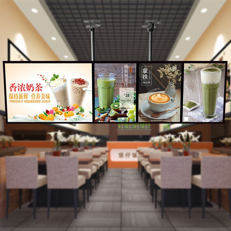 Ultra Slim TV Light Box Display Wall hanging Food Menu Board Led Light Box