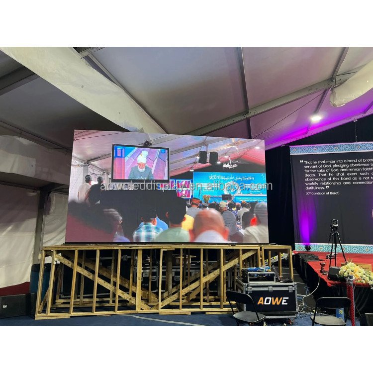 Video Wall Panels Complete System Concert Stage Rental Background Advertising Display Board Wall Mounted Standing