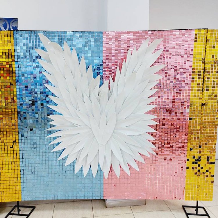 Sequin wall background flash decorative wall sequin advertising panel signage billboard stage