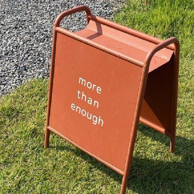 Outdoor floor folding billboard vertical mirror stainless steel display stand sign shop door standing plate custom Sign Board