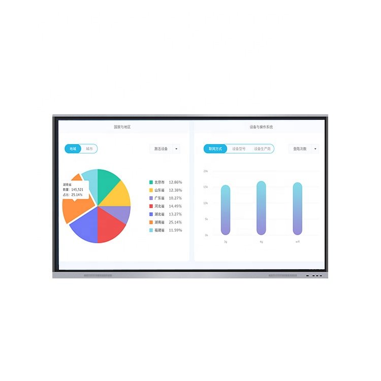 43"55"65"70"75"86"100" interactive whiteboard tv with projector all in one smart board
