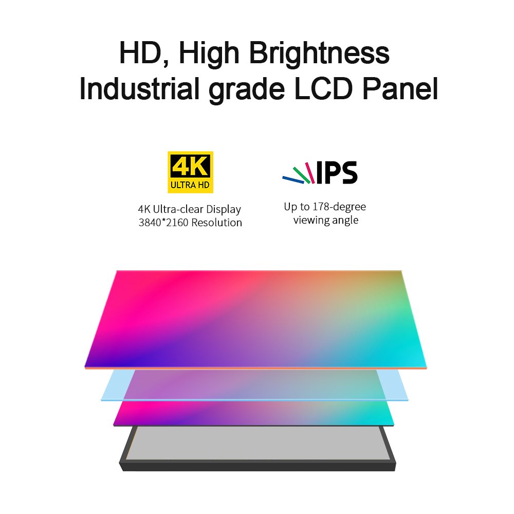 85 Inch Indoor Lcd Advertising Display Wall Mounted Board Digital Signage Vesa Mounted Smart Display Menu Screen