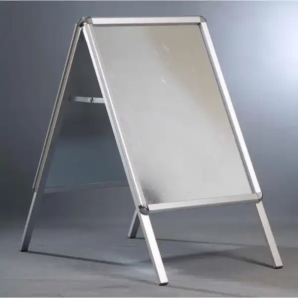 wholesale Outdoor Aluminum Double Side a frame sign board Pavement Sidewalk Stand up Advertising Board