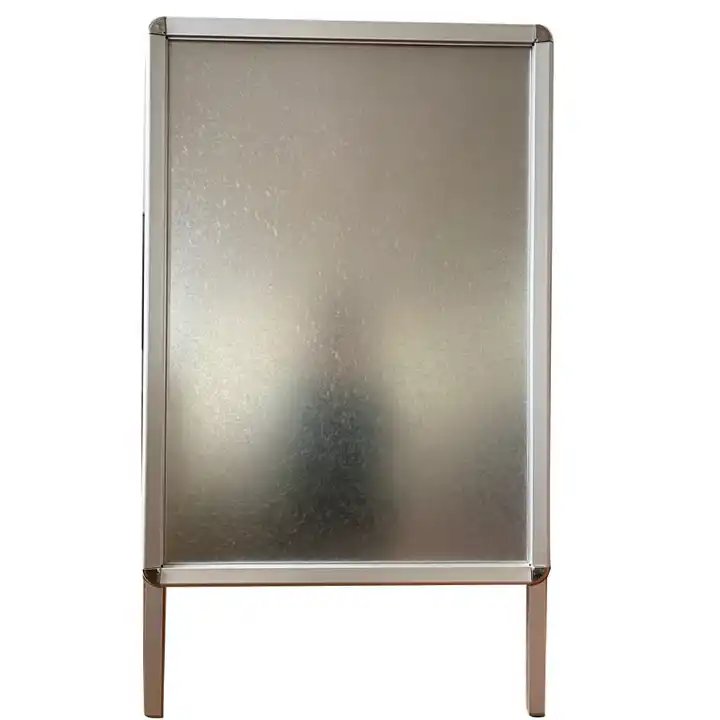 wholesale Outdoor Aluminum Double Side a frame sign board Pavement Sidewalk Stand up Advertising Board