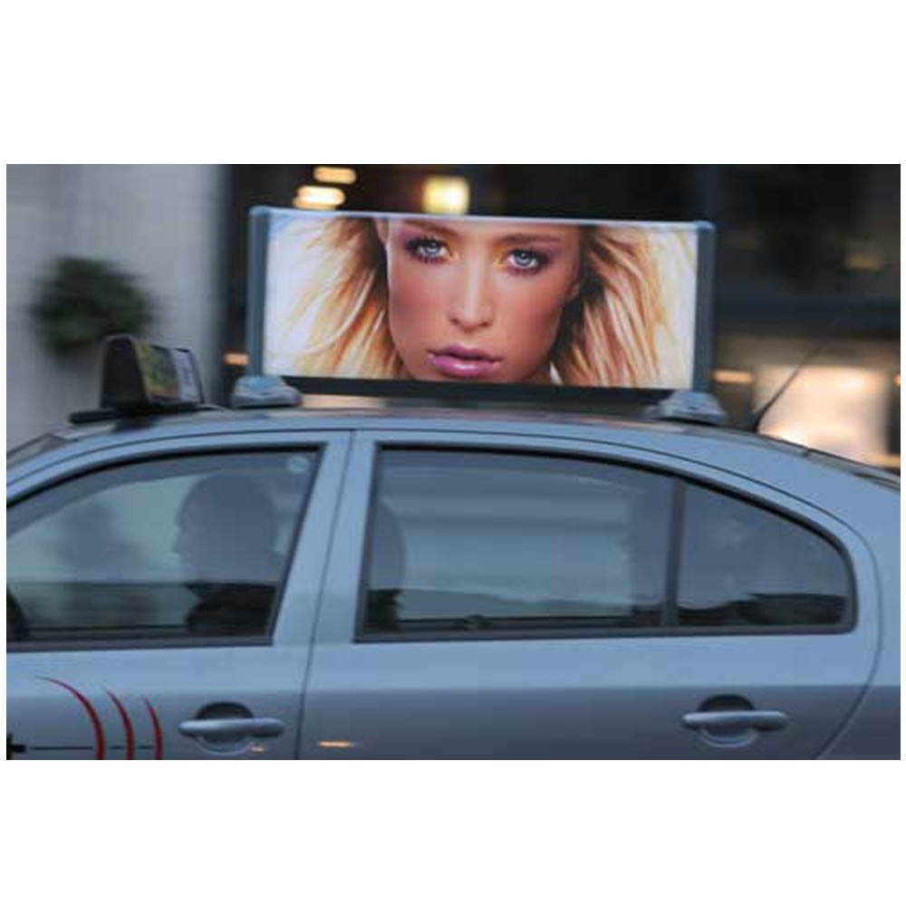 Advertising boards on car top LED light taxi top advertising light box magnetic mounting