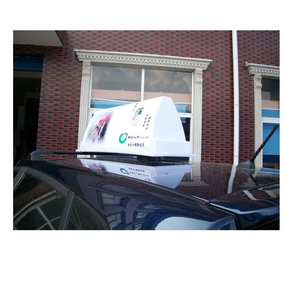 Advertising boards on car top LED light taxi top advertising light box magnetic mounting