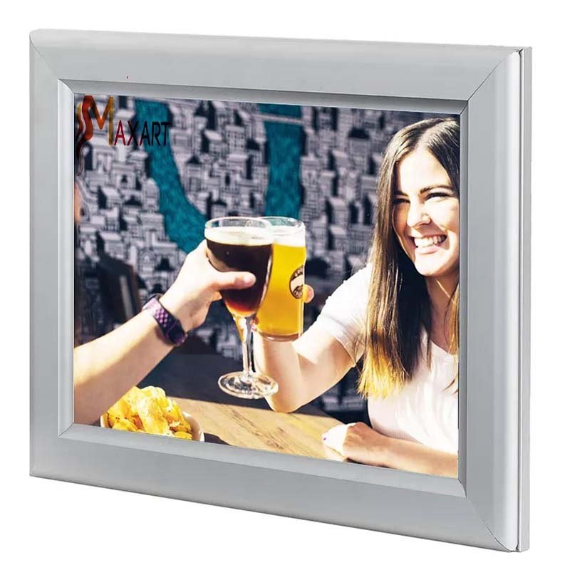 Wholesale Indoor Shopping Center Elevator Wall Poster Snap Frame Advertising Equitment Fabric Light Box Sign