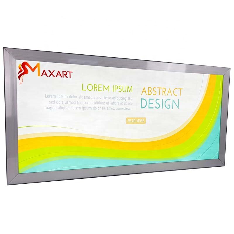 Wholesale Indoor Shopping Center Elevator Wall Poster Snap Frame Advertising Equitment Fabric Light Box Sign