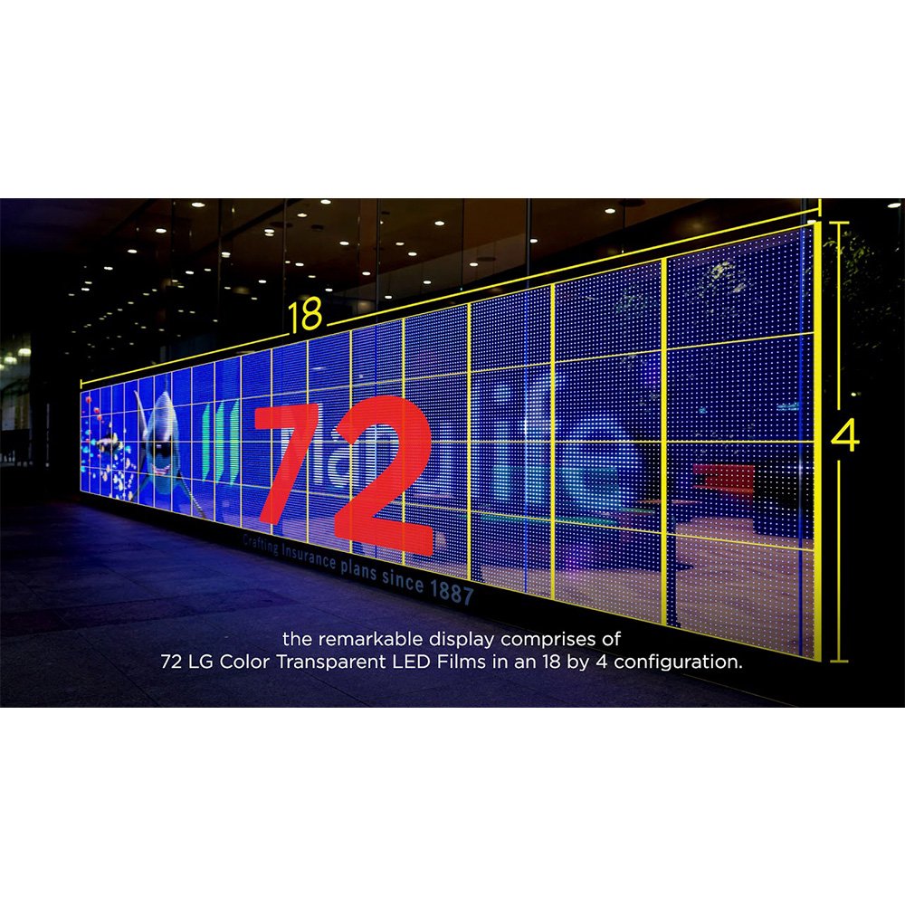 Hongwei P2 P3 P6.67 P7 Adhesive Super Slim Led Screen PCB Board Flexible Transparent Film Advertising LED Display