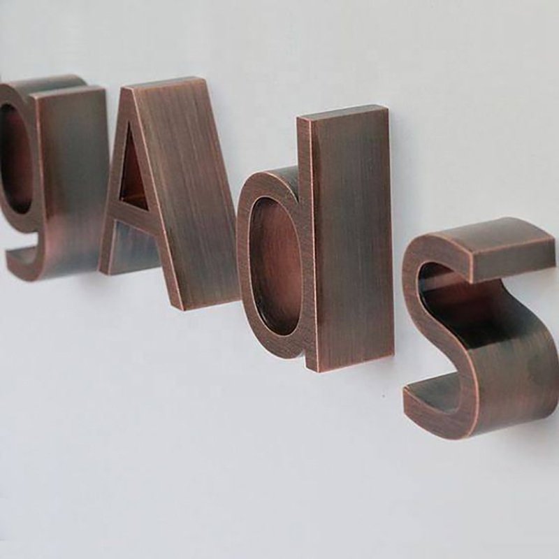 Custom Made Stainless Steel 3D Metal Sign Business Logo Advertising Steel Sign Board Company Logo