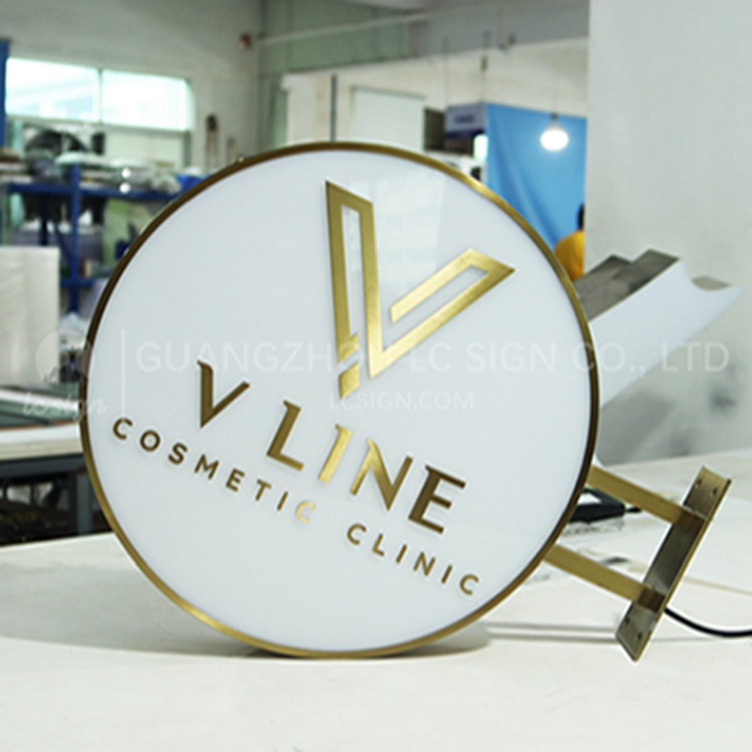 personalized Metal acrylic light box sign custom acrylic logo sign advertising light boxes for business sign board