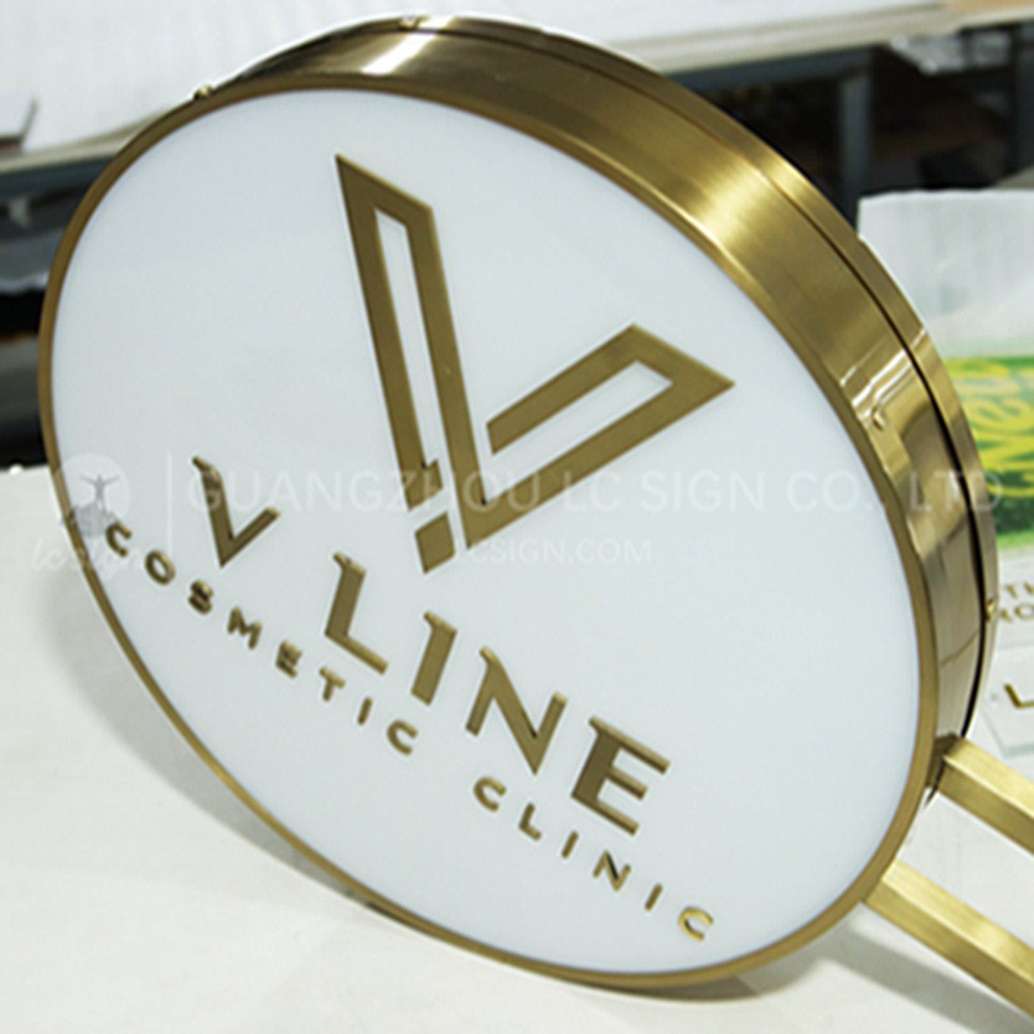 personalized Metal acrylic light box sign custom acrylic logo sign advertising light boxes for business sign board