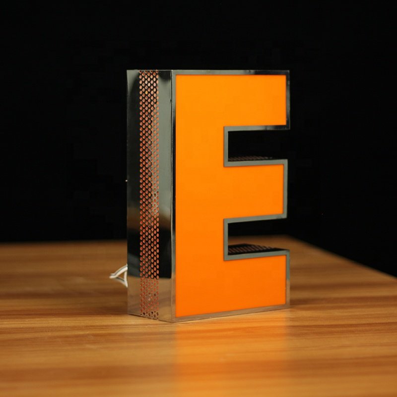 Kexian Custom Side Frontlit LED Illuminated Signage Board Channel Light Up Letters Sign for Coffee Shop sign