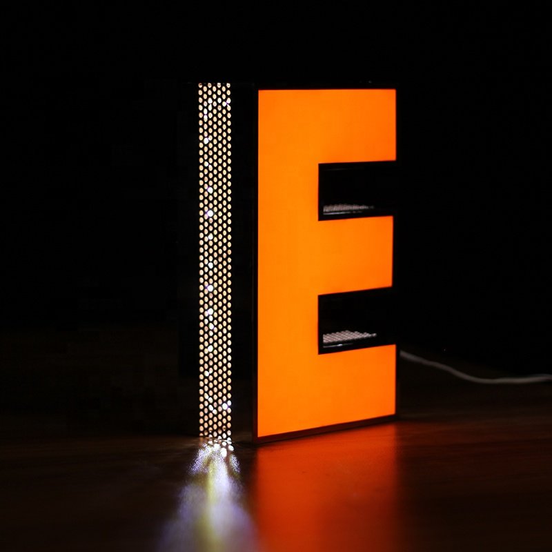 Kexian Custom Side Frontlit LED Illuminated Signage Board Channel Light Up Letters Sign for Coffee Shop sign