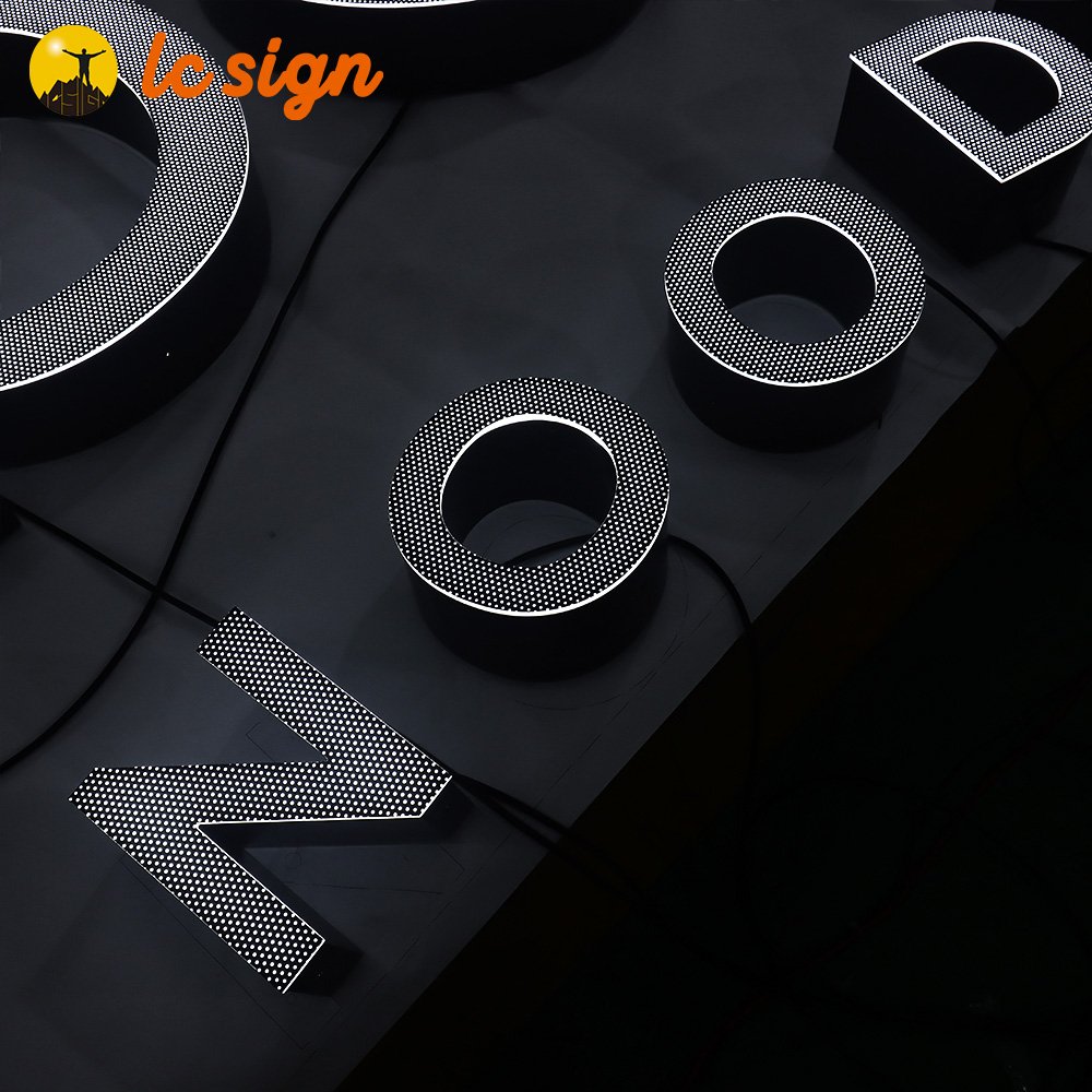 Outdoor store Company brand logo 3D Led letter sign frontlit business led signs for business signs logo outdoor