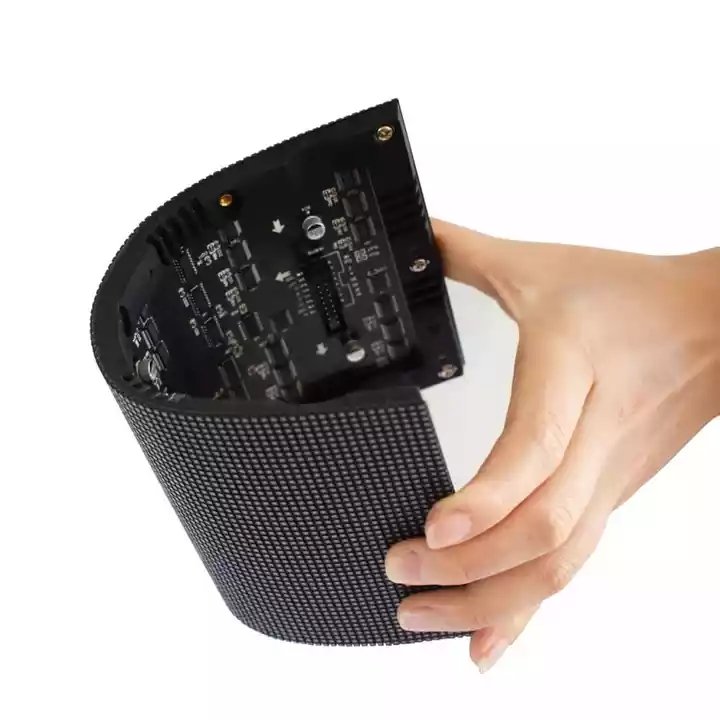 Indoor SMD Full Color LED Screen P2 P2.5 P3 P4 P5 Flexible LED Panel RGB Curved Flexible LED Board Soft Led Module
