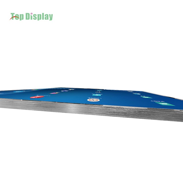 32 43 55 inch Wall mounted digital signage menu board LCD split screen display advertising wall screen indoor