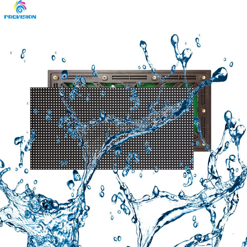 Waterproof P4 80x40 RGB Led Matrix 4mm Pitch 1/10 Scan Waterproof P4mm SMD1921 Outdoor IP65 Led Module Panel