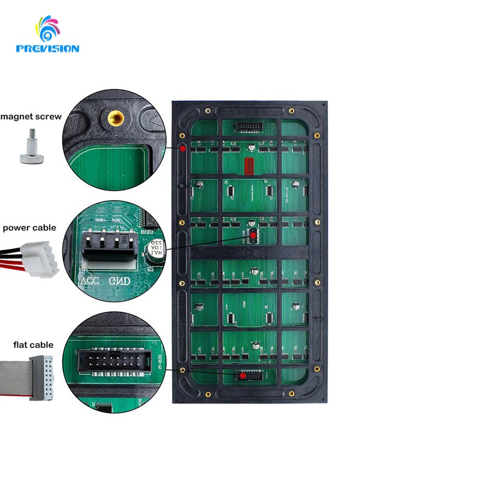 Waterproof P4 80x40 RGB Led Matrix 4mm Pitch 1/10 Scan Waterproof P4mm SMD1921 Outdoor IP65 Led Module Panel
