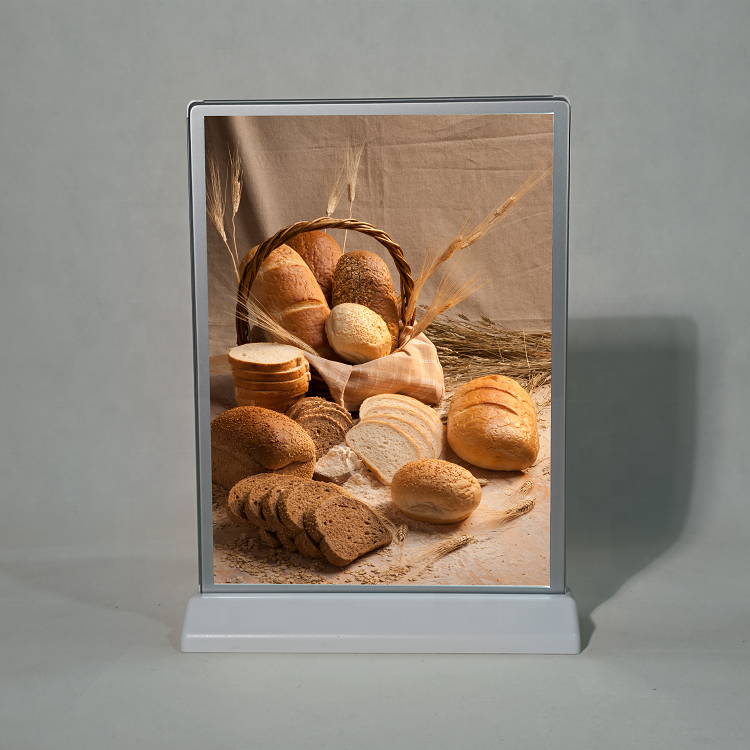 Burger shop led menu lightbox wall poster menu board billboard led for light box outdoor advertising light box display sign