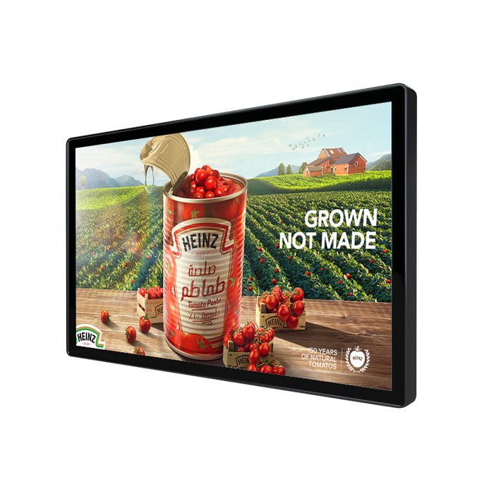 32 inch android wall mount lcd digital signage menu board lcd advertising player with cms software