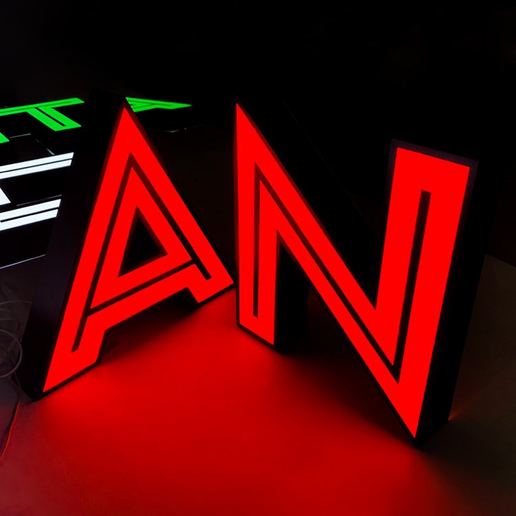Commercial 3d sign led letter sign Led Custom Store Outdoor Waterproof Signage Led Channel Letter Front LED Sign for business