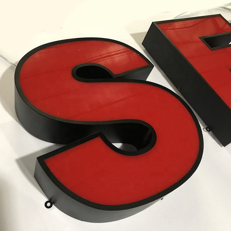 Commercial 3d sign led letter sign Led Custom Store Outdoor Waterproof Signage Led Channel Letter Front LED Sign for business
