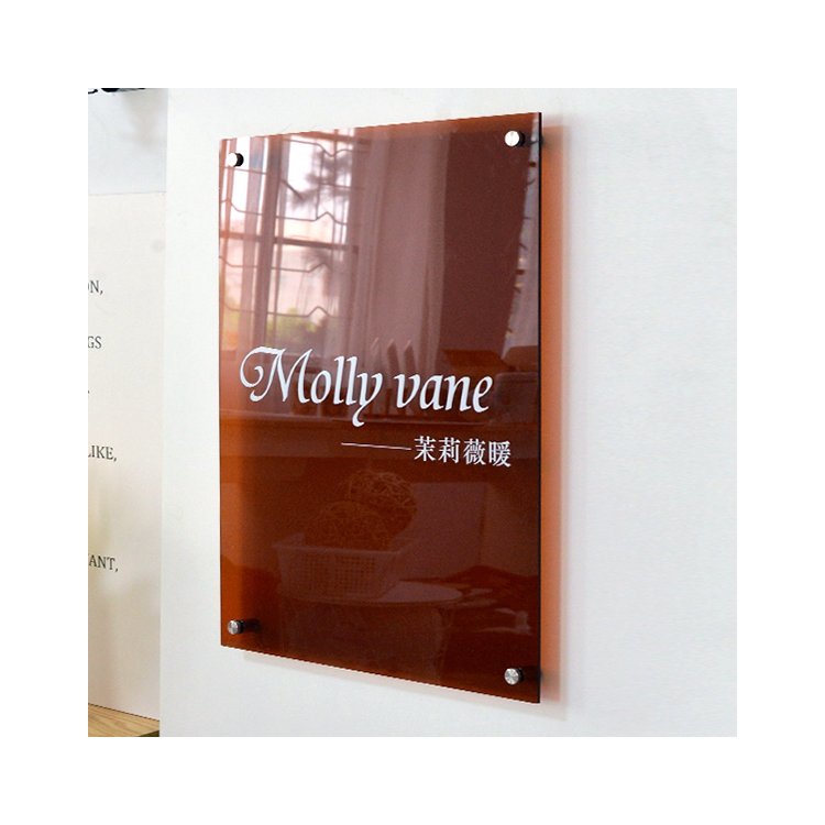 Wholesale Low Price High Quality 1 Years 2-5Years Warranty Period Custom Letter Acrylic Sign Board