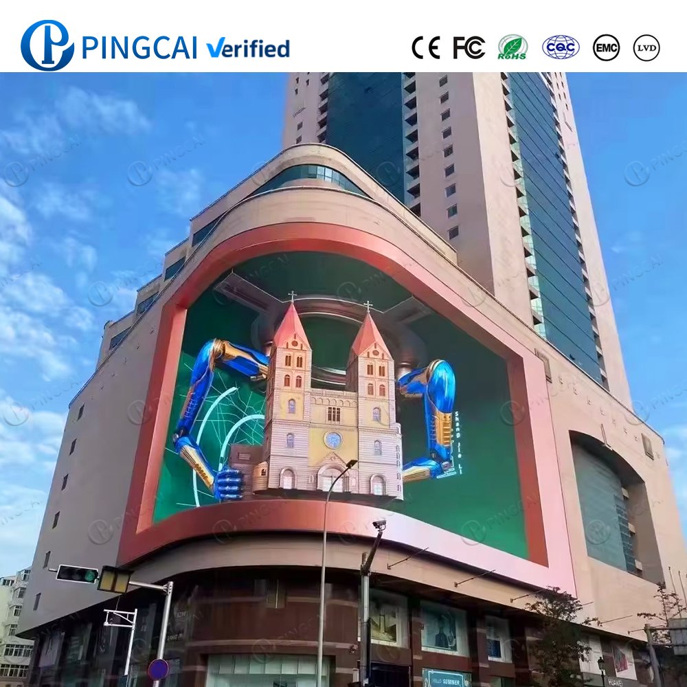 HD Big Giant 3D Effect Outdoor Advertising P4 P5 P8 P10 LED Billboard Display Billboard Pantalla Exterior Led Screen