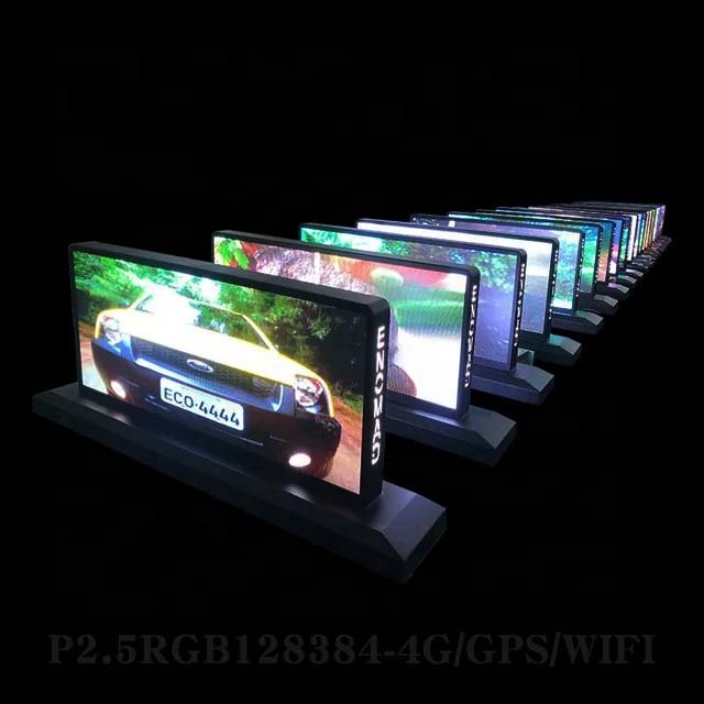 High Refresh P5 Outdoor Waterproof LED Display Screen Taxi Top Double Sided Billboard Media Advertising Wall Led
