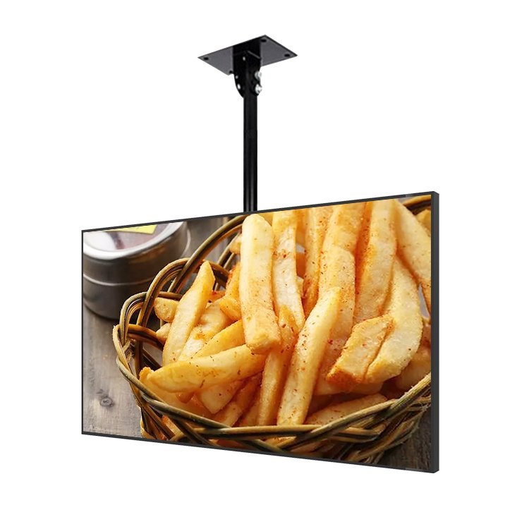 32 43 55inch ultra thin LCD indoor wall mount wifi advertising digital signage display board restaurant digital menu board