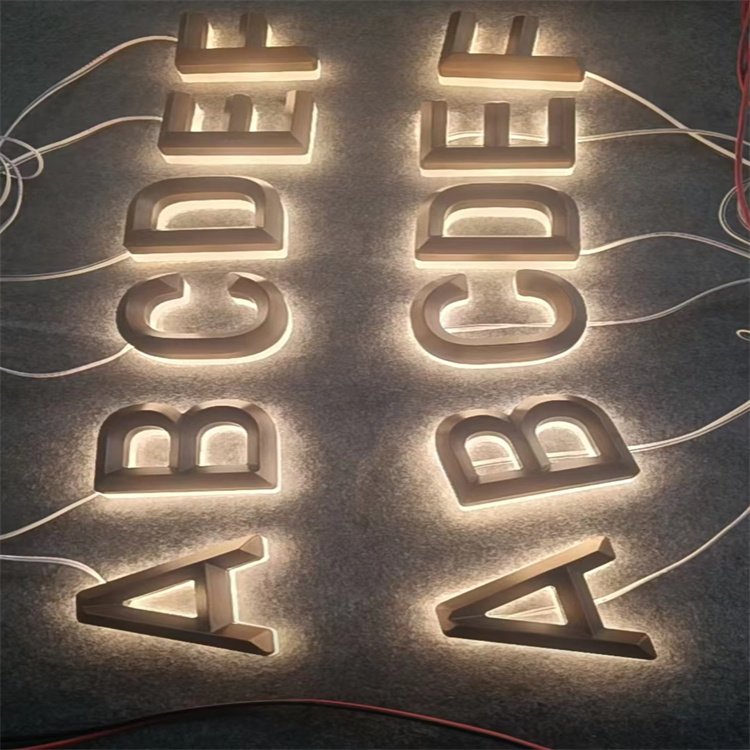 custom advertising board digital sign board light led strip led illuminated sign electronic signs exhibition 3d letters for sale