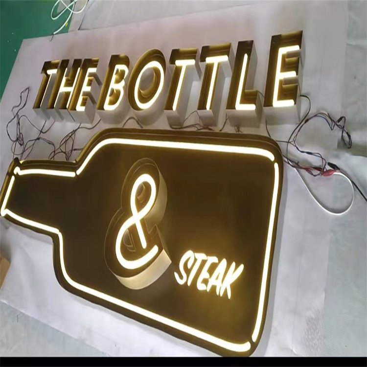 custom advertising board digital sign board light led strip led illuminated sign electronic signs exhibition 3d letters for sale