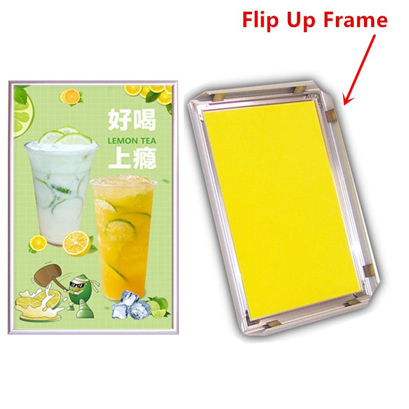 Indoor Wall Mounted High Brightness Super Slim Snap Frame Clip Up LED Light Box
