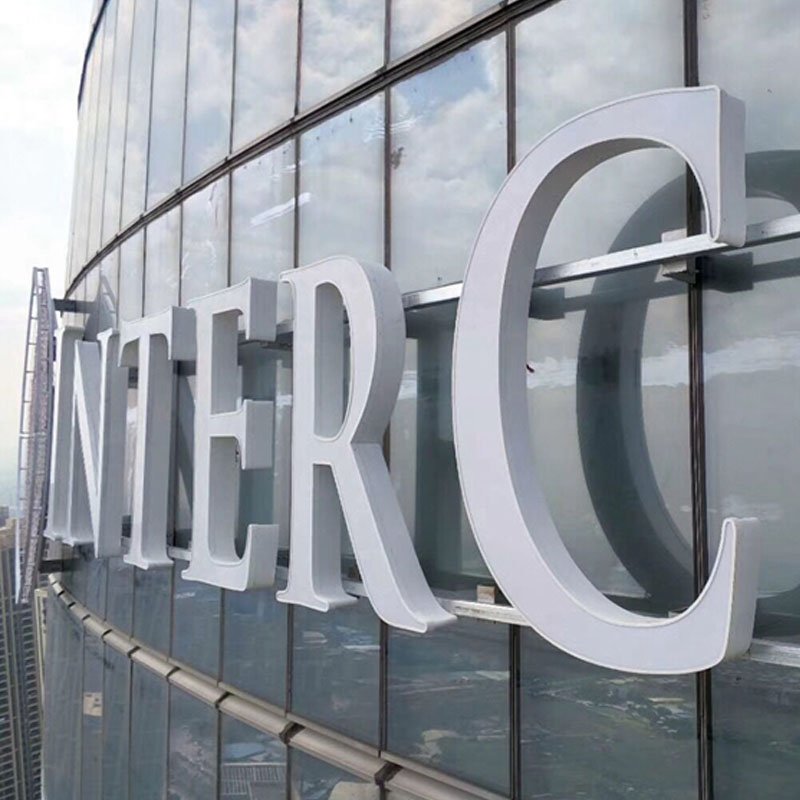 Front Lit Board Advertising Custom Light Up Led Shop 3d Led Sign For Business Front Light Sign LED Channel Signs