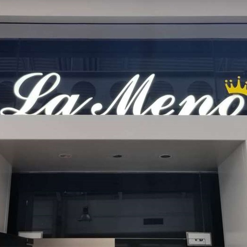 Front Lit Board Advertising Custom Light Up Led Shop 3d Led Sign For Business Front Light Sign LED Channel Signs