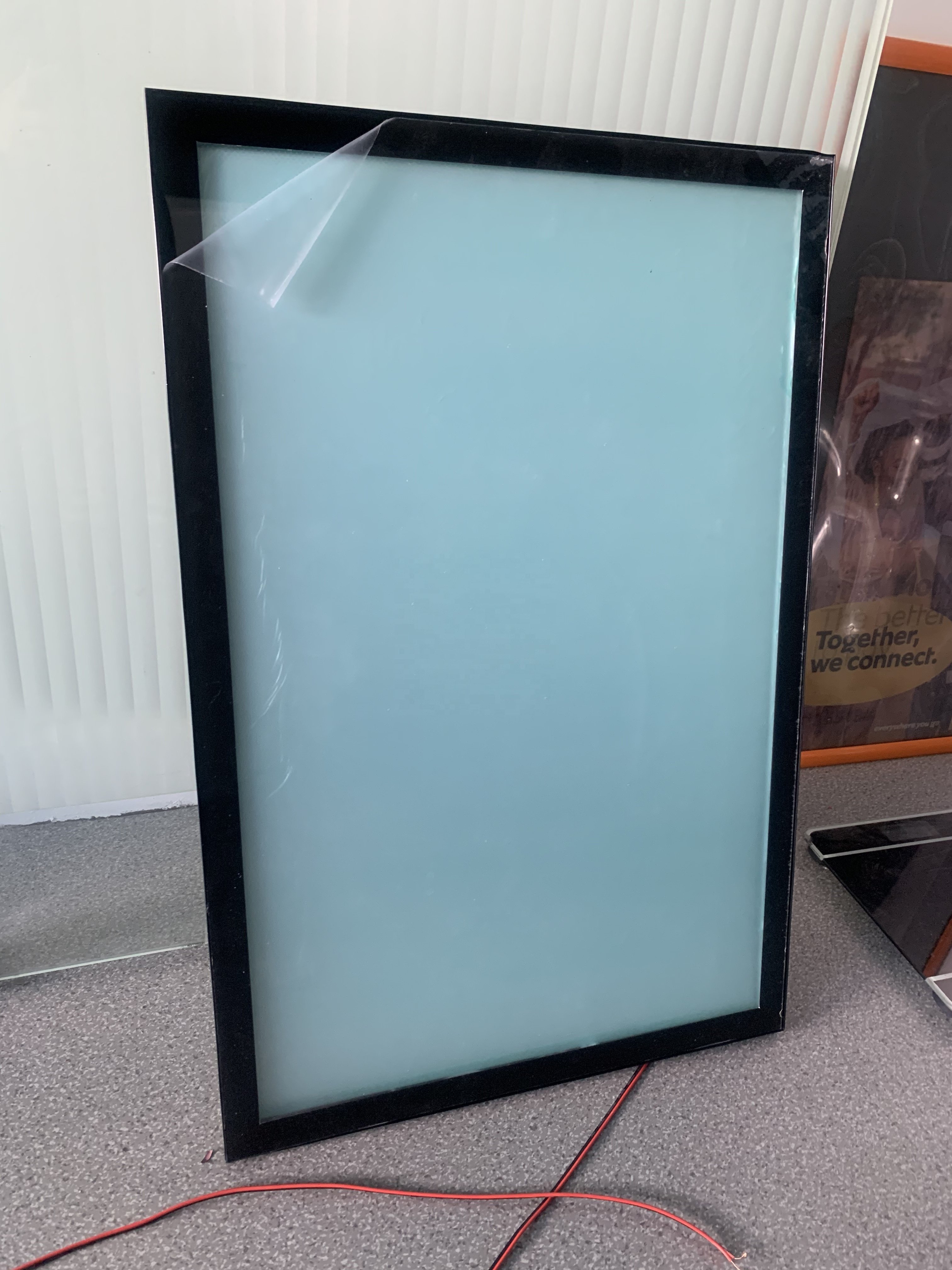 Cinema LED Backlit Movie Posters Aluminum Frame Magnetic Acrylic Light Box For Indoor