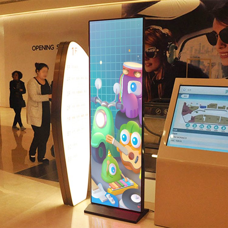 Cosun advertising led digital poster screen led poster display screen portable floor standing digital signage