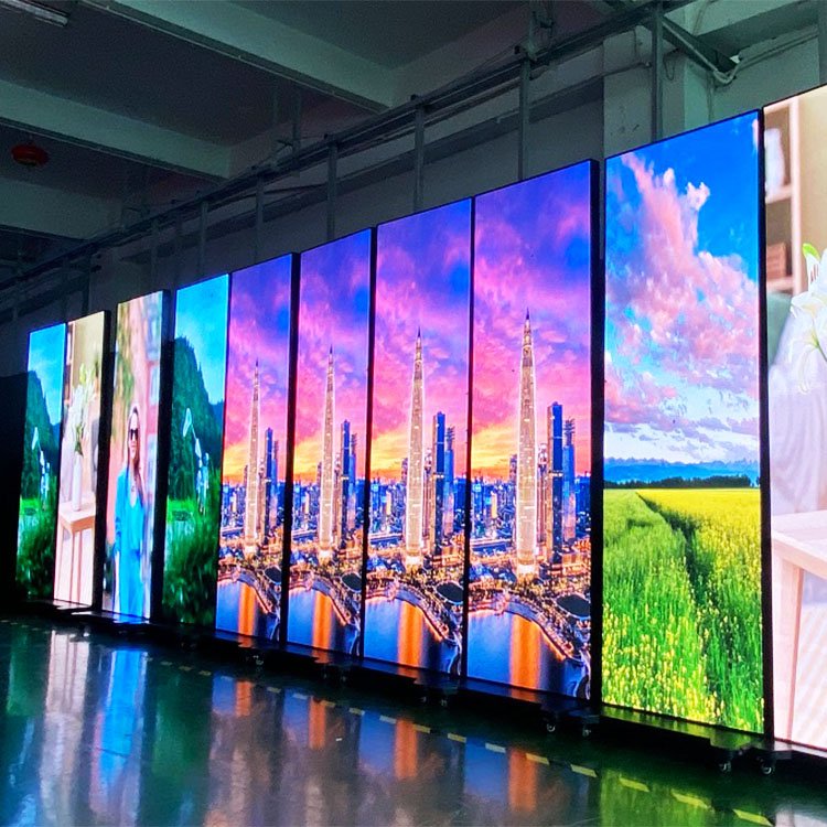 Cosun advertising led digital poster screen led poster display screen portable floor standing digital signage