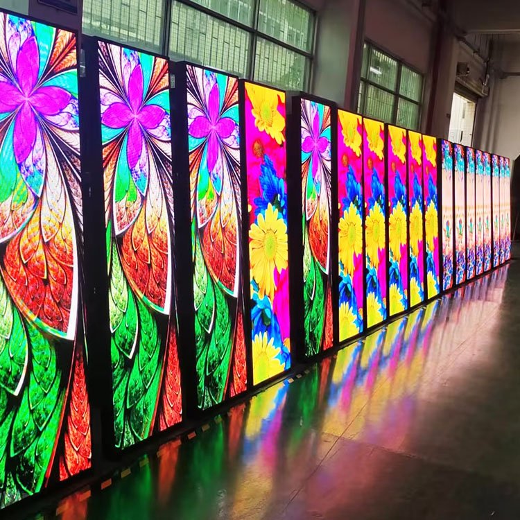 Cosun advertising led digital poster screen led poster display screen portable floor standing digital signage
