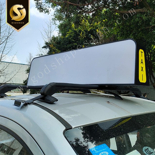 Advertising Board Car Taxi Roof Top Big Light Box Acrylic Sign Car Light Box