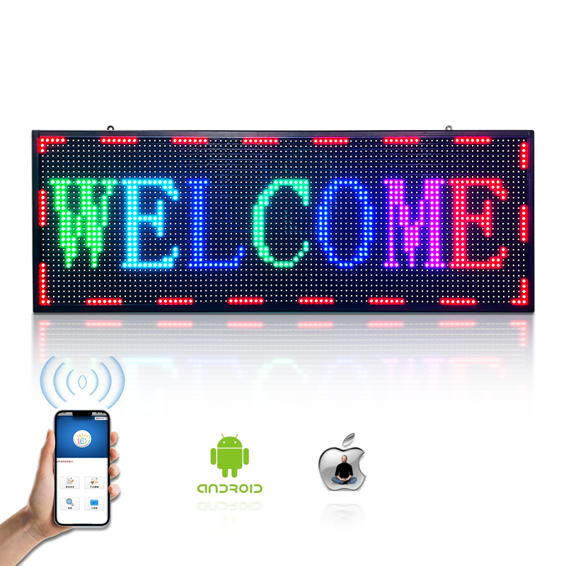 P10 Outdoor Advertising Board WiFi APP Programmable Digital Poster Display Panel Scrolling Promotion Message LED Screen Board