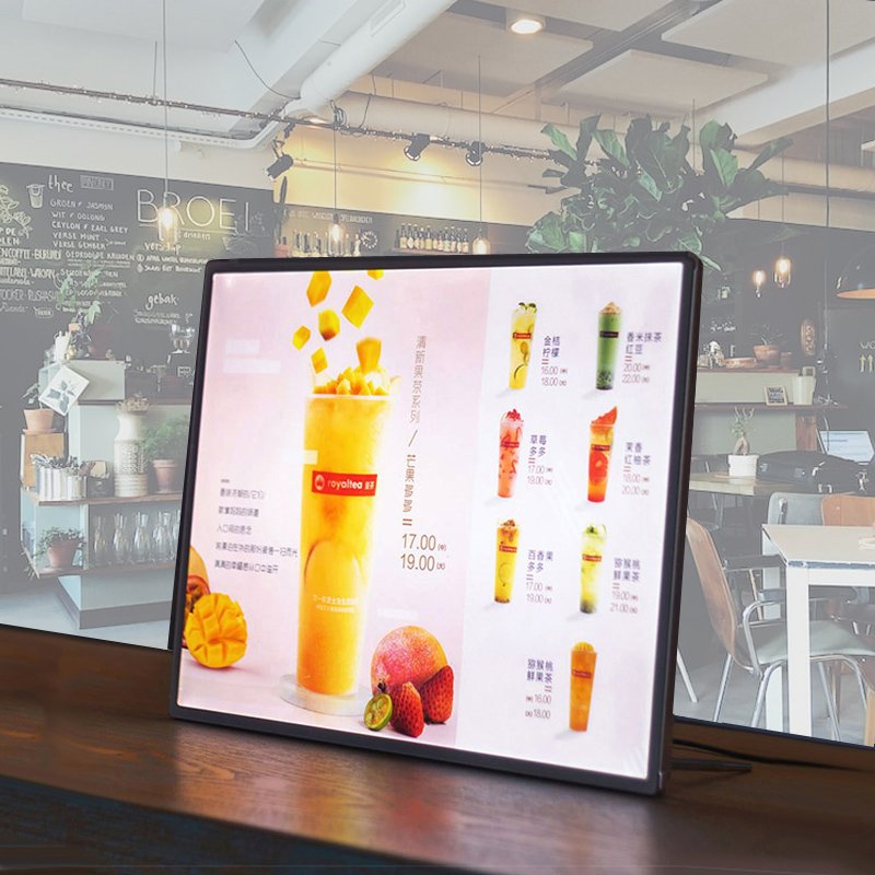 Customized Indoor Advertising Led Movie Posters Light Box Magnetic Aluminum Frame Slim LED Light Box
