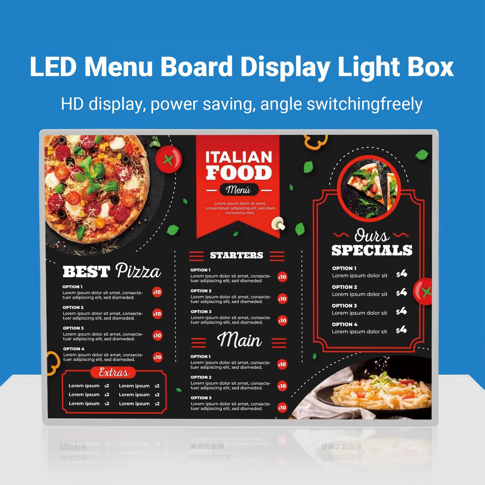 Customized Indoor Advertising Led Movie Posters Light Box Magnetic Aluminum Frame Slim LED Light Box