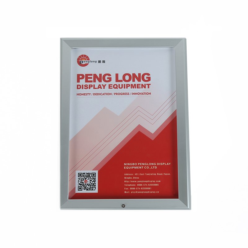 Factory wholesale Waterproof lockable snap frame 32mm snap poster frame with mitred corners Allen key picture frames