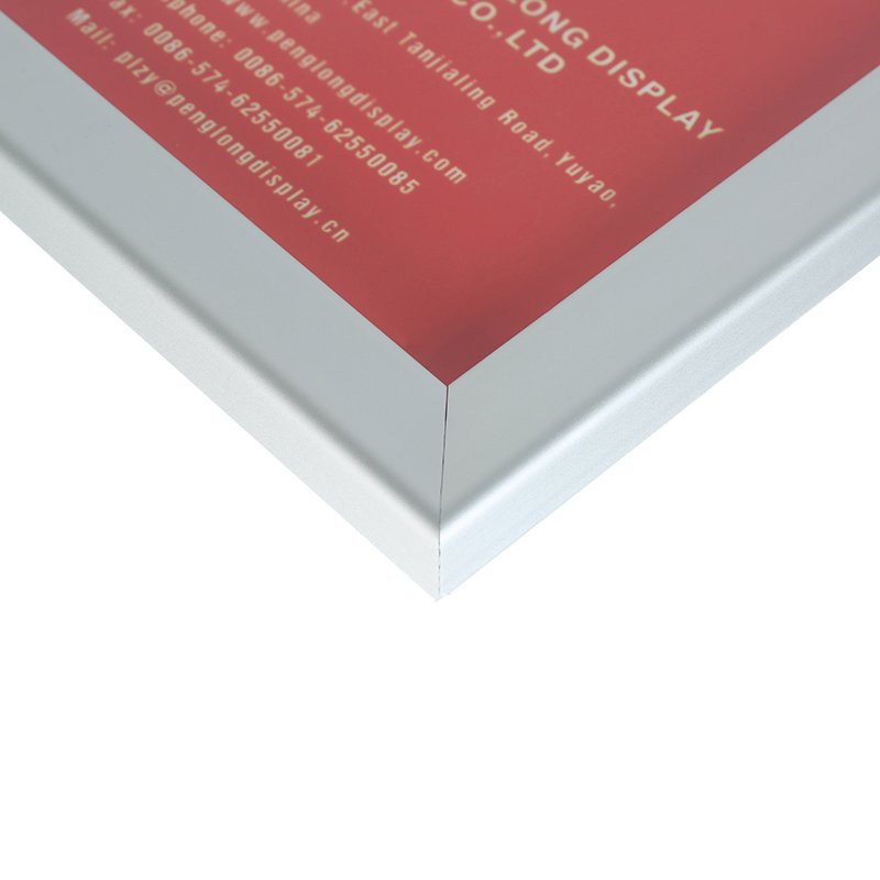 Factory wholesale Waterproof lockable snap frame 32mm snap poster frame with mitred corners Allen key picture frames