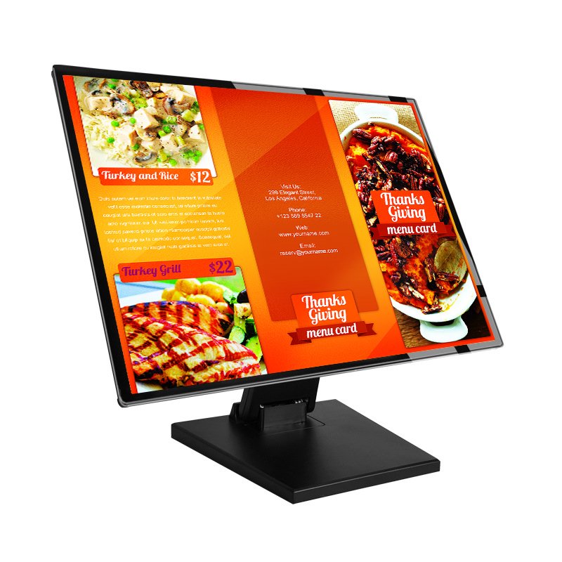 Custom advertising light box aluminum frame tempered glass light box led slim light boxLED poster frame Cinema and restaurant
