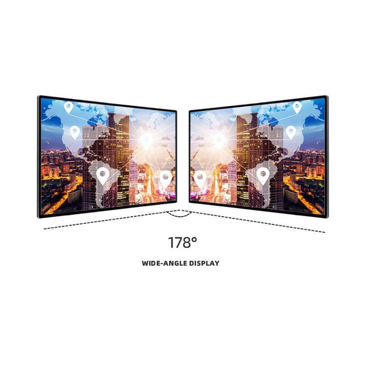 Factory Made USER LCD Panel Display 43 50 55 inch Network Advertising Screen Wall Mount Menu Board Screen