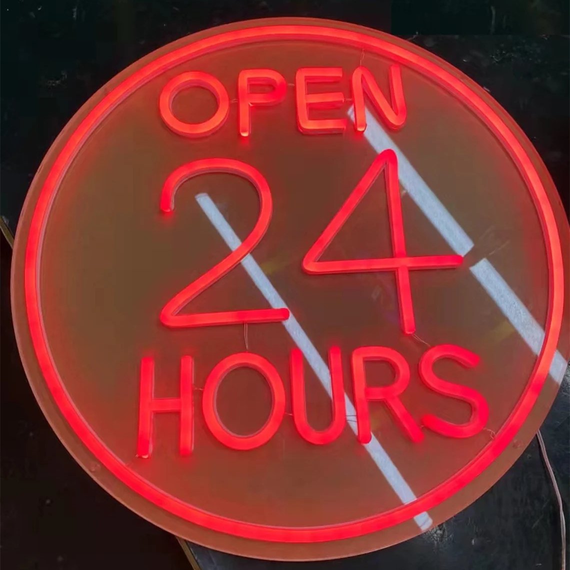 Neon Sign OPEN, LED business open sign advertisement board Electric Display Sign, Two Modes Flashing & Steady neon light sign